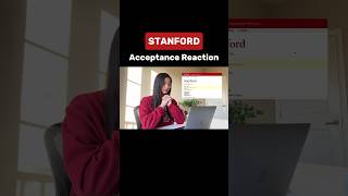 Stanford Acceptance Reaction!! 🥹 #college #admission #university #collegeadmissions #stanford