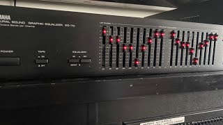 Yamaha EQ 70 with Marantz SR 880 mkii kicking Marantz DS 930 Speakers