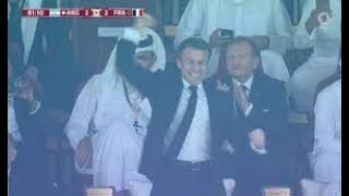 😂France President Macron All Crazy Reactions to Mbappe Messi Goals in World Cup Final!