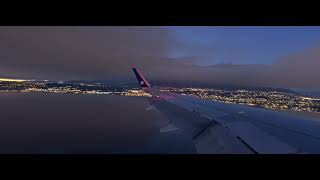 Landing Nice Runway 04L MSFS2024