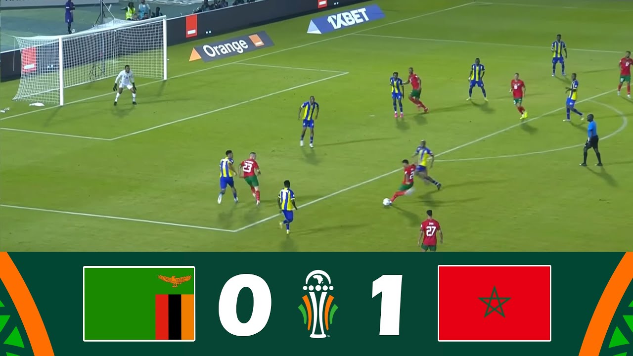 Zambia Vs. Morocco 0-1 Highlights | African Cup Of Nations 2023 - YouTube