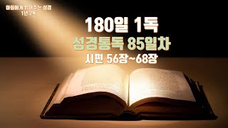 180일 성경 1독 (85일차) 시편 56장~68장