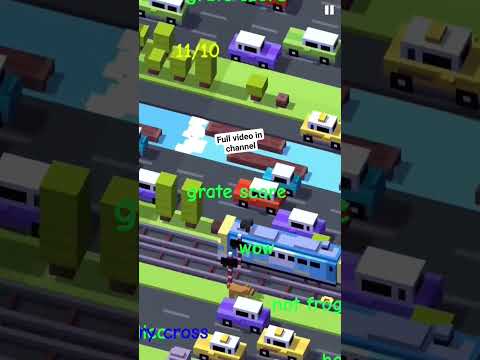 CROSSY ROAD JUEGO DIVERTIDO PARA JUGAR #clips #fypシ #game #gaming #fps #free #facts #minecraft #FUN #fyp