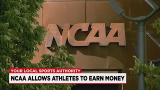 Local college athletes take on sponsorships as NCAA changes rules