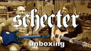 Ultimate Schecter Mega 10 Guitar Unboxing with Robert Baker (insane x 10)