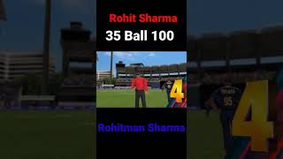 Rohit Sharma 35 Balls Century Highlights// Rohit Sharma the king // #rohitsharma  #shorts