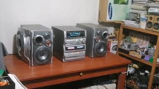 AIWA NSX S888 y Parlantes Samsung ZS730 🔊🔥🔊🔥🔊🔥 TEST DE AUDIO!!!