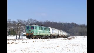 Najpiękniejsza zimowa sceneria na Podkarpaciu i ostatni jeżdżący ST43-366