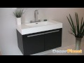 Vista (Black) Bathroom Vanity - Contemporary Vanities - DecorPlanet.com