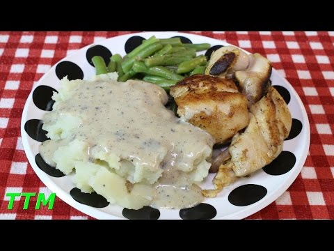 Stovetop Fried Boneless Skinless Chicken Thighs and Gravy~Easy Chicken Dinner Idea Stovetop Fried Boneless Skinless Chicken Thighs and Gravy~Easy Chicken Dinner Idea