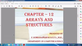 Array of Strings, Initialization of Strings with Example.