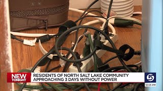 Residents of North Salt Lake housing community frustrated after days with no power