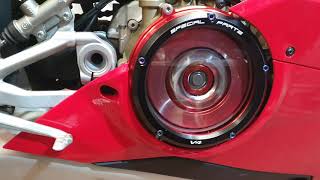 Ducati v4s Clear Clutch Cover kupplungsdeckel