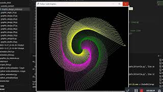 Level Up Your Python✨: Code Dazzling Psychedelic Spirals in Turtle Graphics - animation 1
