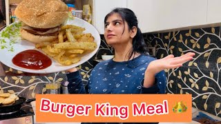 Burger Meal Banao Ghar Par🏡|| kuch Aasan Ingredients K Sath💁🏻‍♀️|Recipe #thisisvaishali #recipe #yt