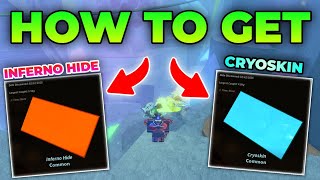 How to Get Inferno Hide and Cryoskin in FISCH (Mariana Veil Update)