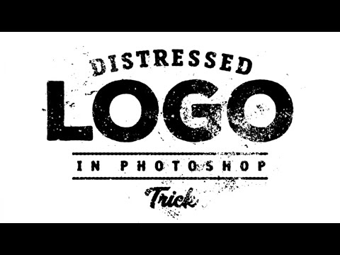 Photoshop: How to distress a logo effect Photoshop: How to distress a logo effect
