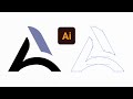 How to Trace a Logo in Illustrator using the Pen Tool!