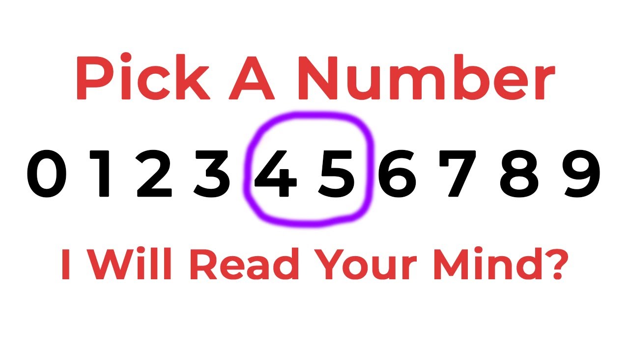 Simple Magic Trick With Numbers At Maddison Koerstz Blog