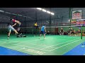 PENENTUAN TMPT 3/4 KEJ BADMINTON TKBC 2022(KATEGORI TERBUKA)..Syauqi/Soofi VS Kelvin Lim/Yik Shen