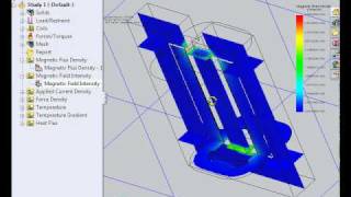 Solenoids with EMS in SolidWorks (TEAM 20)