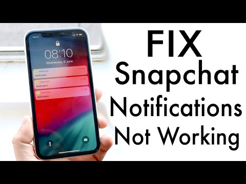Fix Snapchat Notifications Not Working! (2020)
