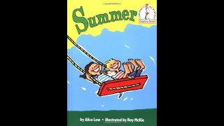 【用中文給孩子唸英文書系列】夏天 Summer 3 到 5 岁版