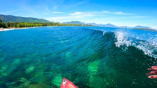 CRYSTAL CLEAR WAVES ON SUPER SHALLOW REEF!! - RAW POV SURFING - VANCOUVER ISLAND, CANADA Mini Edit