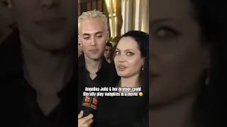 Angelina Jolie & her brother could literally play vampires in a movie 🧛♀️😅#angelinajolie #celeb