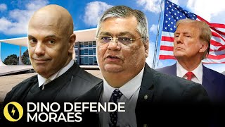 APÓS CRÍTICAS DO GOVERNO DOS EUA AO STF, DINO DEFENDE MORAES - FLOW NEWS - #437 #FN