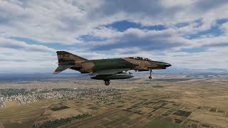 DCS F 4E on-speed approach and landing demo