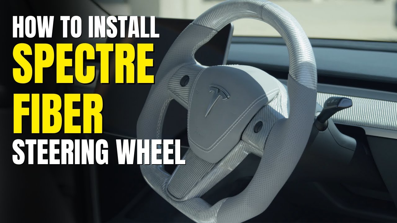 Tesla Model 3 & Model Y: Steering Wheel Installation Guide With Fusion ...