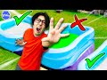 DON'T Fall Into The WRONG SLIME POOL Challenge!