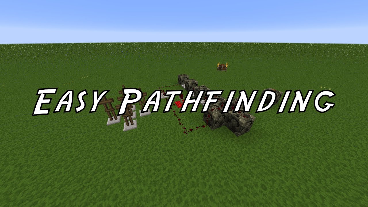 Easy Pathfinding In Minecraft Youtube