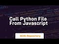 call python file from javascript