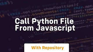 call python file from javascript