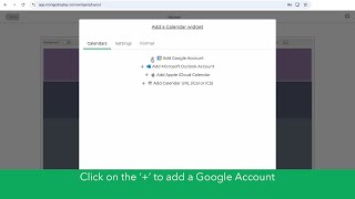 Connect your Google Calendar