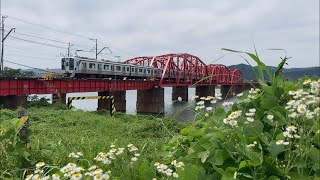 南海電車 8300系 普通和歌山市行き 紀ノ川橋梁通過