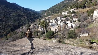 Gairo Vecchio ghost town in Sardinia