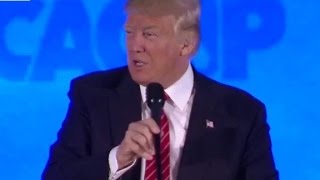 Donald Trump: 'It felt like I was crossing the borde...