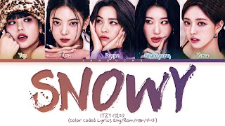 ITZY (있지) - "Snowy" (Color Coded Lyrics Eng/Rom/Han/가사)