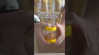 Watch how easily this egg peeler removes the shell! #shorts #hacks