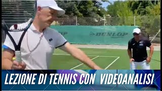 Lezione di tennis con Videoanalisi!