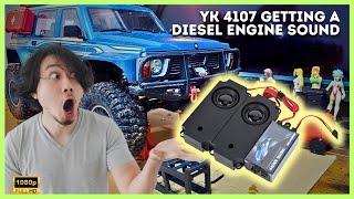 YK 4107 Gets a Diesel Engine RC Sound Upgrade – RC Engine Sound Module \u0026 10 Sound Effects