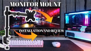 The biggest upgrade for cheap - Monitor arm installation and review ( Tagalog )