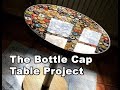 Beer Bottle Cap Table Tutorial Using Bottle Caps and Epoxy Resin