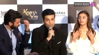 Kapoor & Sons Success meet | Press Conference | Alia Bhatt | Sidharth Malhotra | Fawad Khan | Part 1