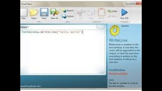 Small basic tutorial for beginners/easy way to use For.....end for loop.