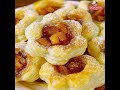 puff pastry peach tartlets