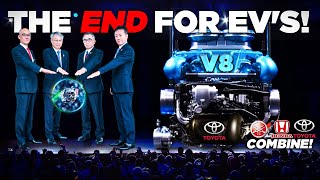 GAME OVER! Toyota's INSANE NEW V8  Engine SHOCKS The Entire Car Industry! NEW Hydrogen combine!
